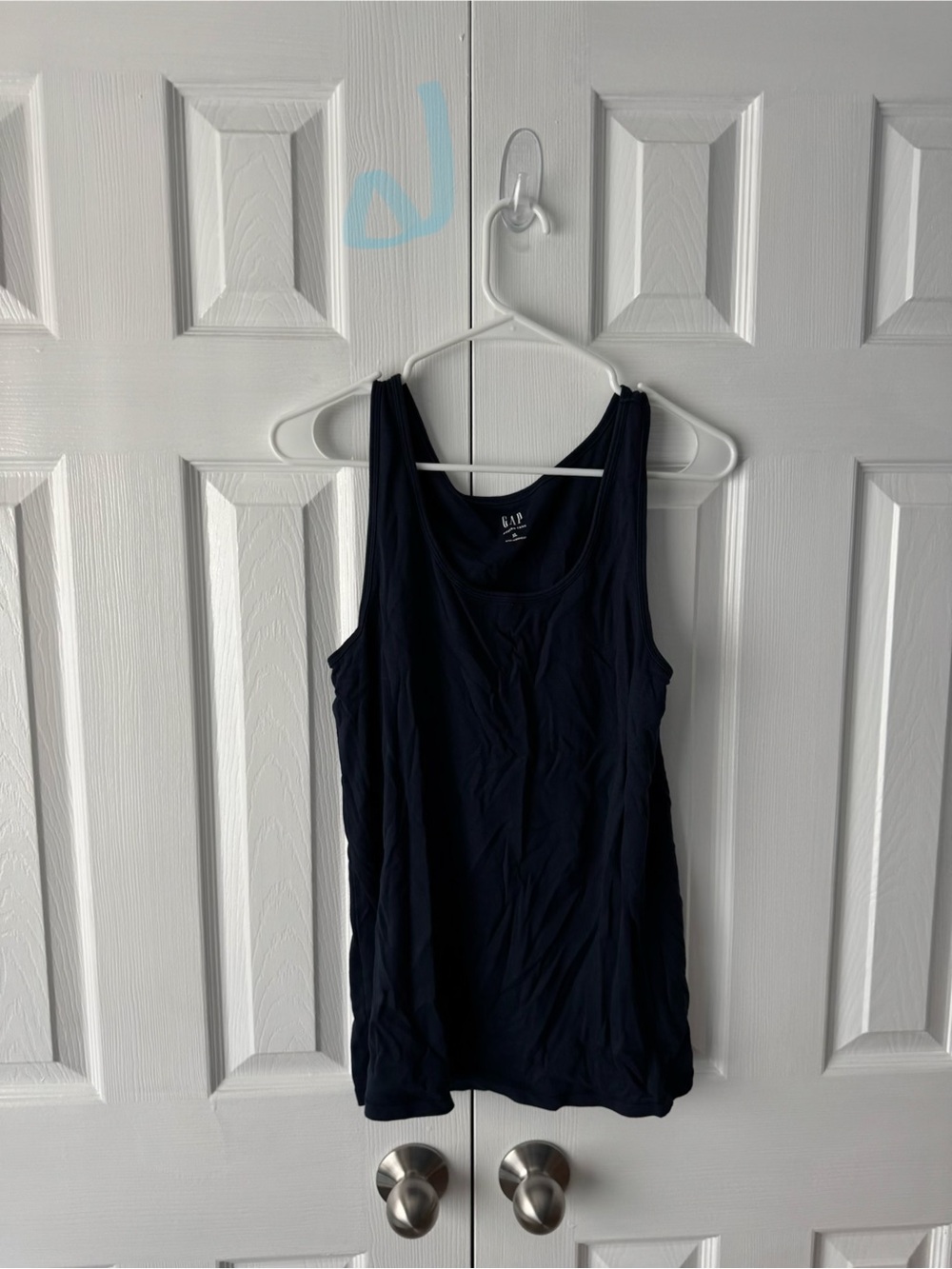 d Gap Navy Blue Tank Top XL Supima Cotton Blend